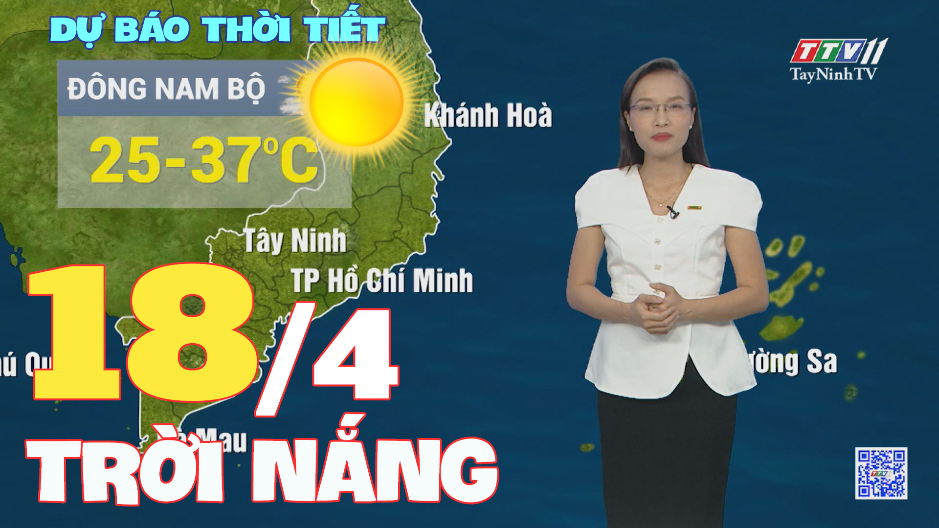 Bản tin thời tiết 18-4-2024 | TayNinhTVEnt